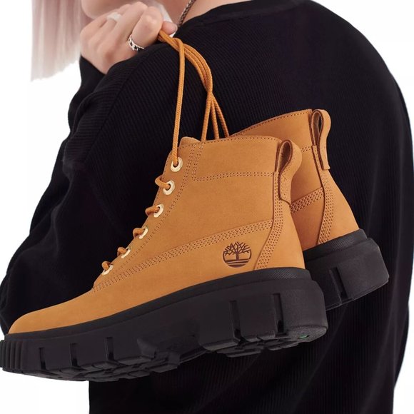 Timberland Greyfield Wheat Nubuck Ankle Boots Bootie Shoes Flats Multi Size NEW - Picture 5 of 8